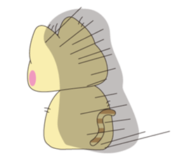 FUKUNEKO which brings happiness sticker #1978364