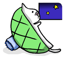 Tortoise cat sticker #1978572