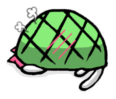 Tortoise cat sticker #1978591