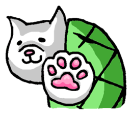 Tortoise cat sticker #1978594