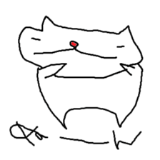 whitecat!!!!!! sticker #1978938