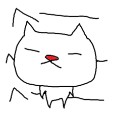 whitecat!!!!!! sticker #1978947