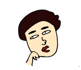 Friendly man sticker #1979205