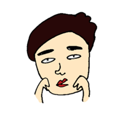 Friendly man sticker #1979206