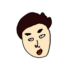 Friendly man sticker #1979207