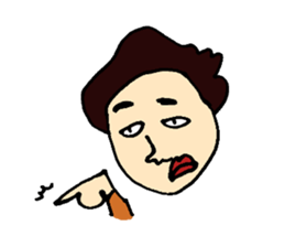 Friendly man sticker #1979211