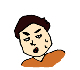 Friendly man sticker #1979220