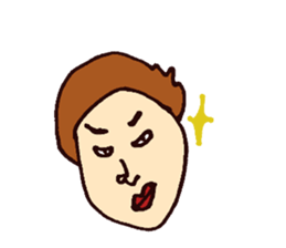 Friendly man sticker #1979224