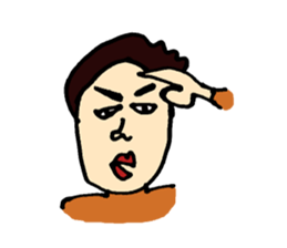 Friendly man sticker #1979226