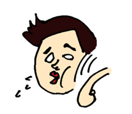 Friendly man sticker #1979230