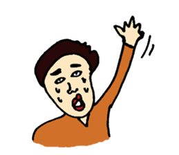 Friendly man sticker #1979233