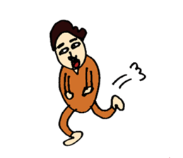 Friendly man sticker #1979235