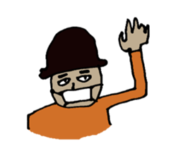 Friendly man sticker #1979237