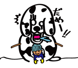 Snow Dalmatian sticker #1979629