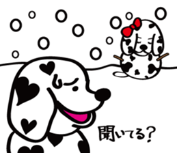 Snow Dalmatian sticker #1979638