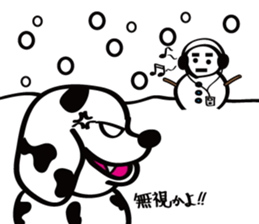 Snow Dalmatian sticker #1979639