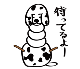 Snow Dalmatian sticker #1979643