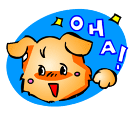 Comical Pet Dogs (Greeting) sticker #1980570