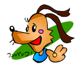 Comical Pet Dogs (Greeting) sticker #1980583