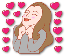 Charming Woman by Masayumi sticker #1980966