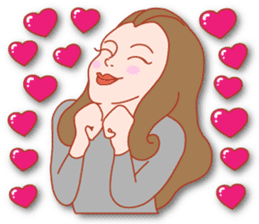 Charming Woman by Masayumi sticker #1980966