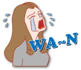 Charming Woman by Masayumi sticker #1980968