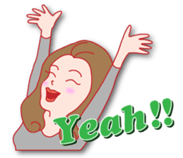 Charming Woman by Masayumi sticker #1980969