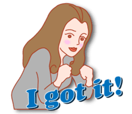 Charming Woman by Masayumi sticker #1980972