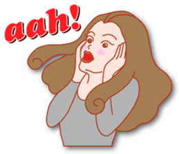 Charming Woman by Masayumi sticker #1980976