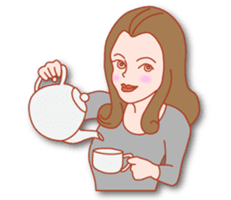 Charming Woman by Masayumi sticker #1980981