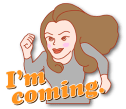 Charming Woman by Masayumi sticker #1980983