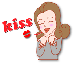 Charming Woman by Masayumi sticker #1980985