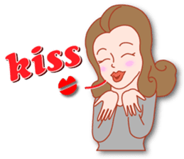 Charming Woman by Masayumi sticker #1980985