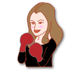 Charming Woman by Masayumi sticker #1980986