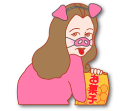 Charming Woman by Masayumi sticker #1980987