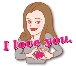 Charming Woman by Masayumi sticker #1980989