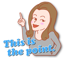 Charming Woman by Masayumi sticker #1980999