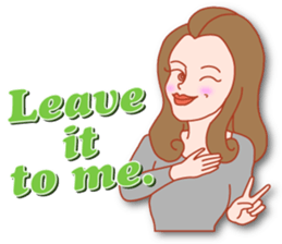 Charming Woman by Masayumi sticker #1981003