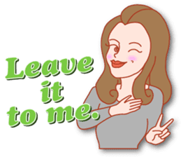 Charming Woman by Masayumi sticker #1981003