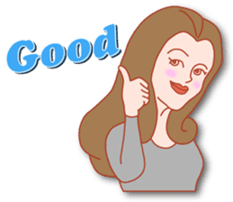 Charming Woman by Masayumi sticker #1981004