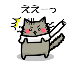 Rosy cheeks Cat for winter. sticker #1981583