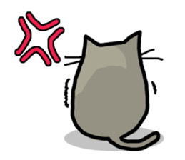 Rosy cheeks Cat for winter. sticker #1981584