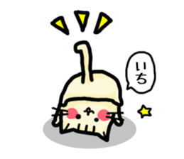 Rosy cheeks Cat for winter. sticker #1981589