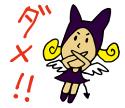 a small devil girl"candy" sticker #1982490