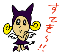 a small devil girl"candy" sticker #1982501