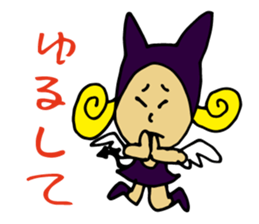 a small devil girl"candy" sticker #1982504