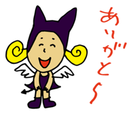 a small devil girl"candy" sticker #1982517