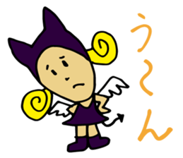 a small devil girl"candy" sticker #1982520