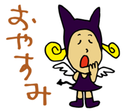 a small devil girl"candy" sticker #1982521