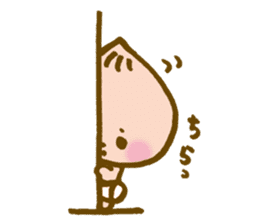 Babies dressed in the diaper sticker #1982654